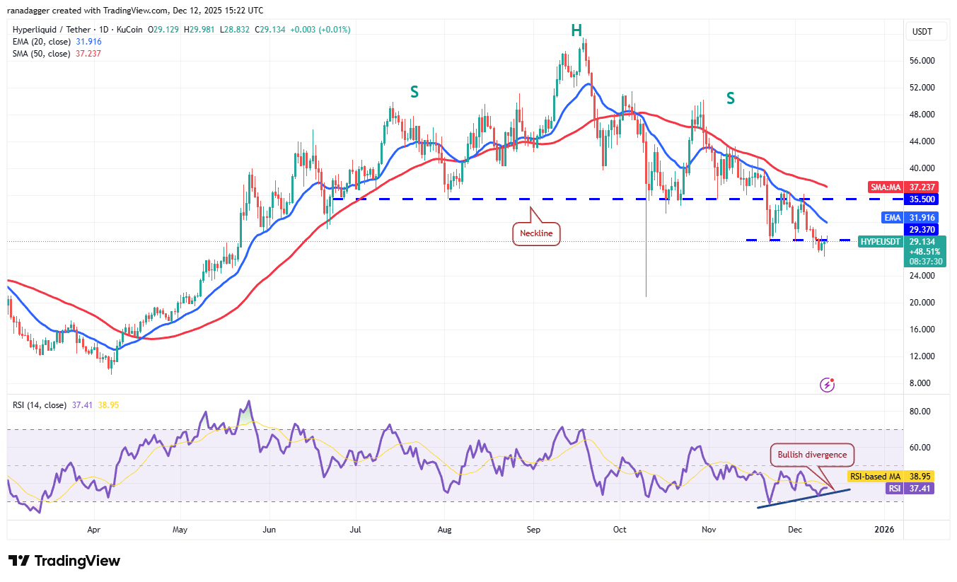 Predicciones de precios del 12 de diciembre: BTC, ETH, BNB, XRP, SOL, DOGE, ADA, BCH, HYPE, LINK Predicciones de precios del 12 de diciembre: BTC, ETH, BNB, XRP, SOL, DOGE, ADA, BCH, HYPE, LINK