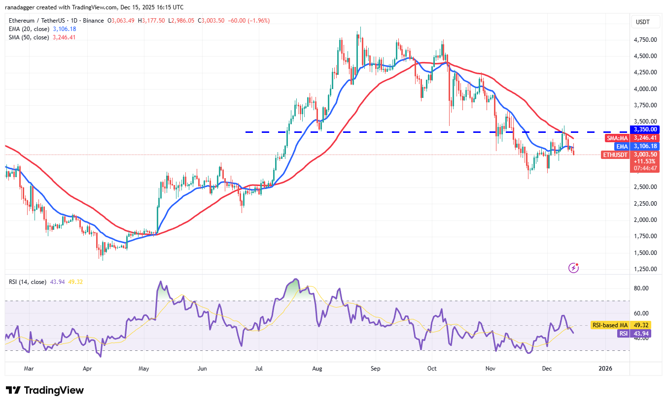 Predicciones de precios del 15 de diciembre: SPX, DXY, BTC, ETH, BNB, XRP, SOL, DOGE, ADA, BCH Predicciones de precios del 15 de diciembre: SPX, DXY, BTC, ETH, BNB, XRP, SOL, DOGE, ADA, BCH