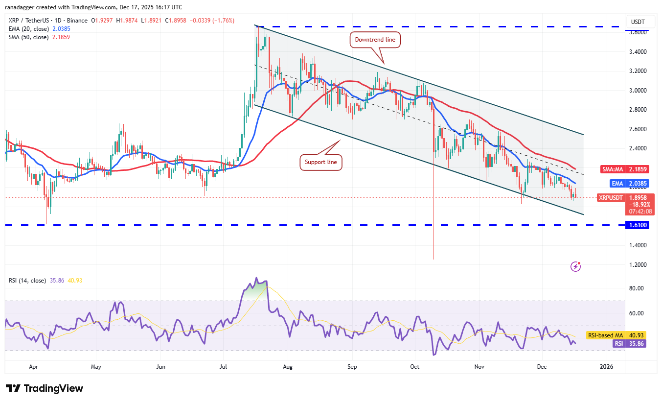 Predicciones de precios del 17 de diciembre: BTC, ETH, BNB, XRP, SOL, DOGE, ADA, BCH, HYPE, LINK Predicciones de precios del 17 de diciembre: BTC, ETH, BNB, XRP, SOL, DOGE, ADA, BCH, HYPE, LINK