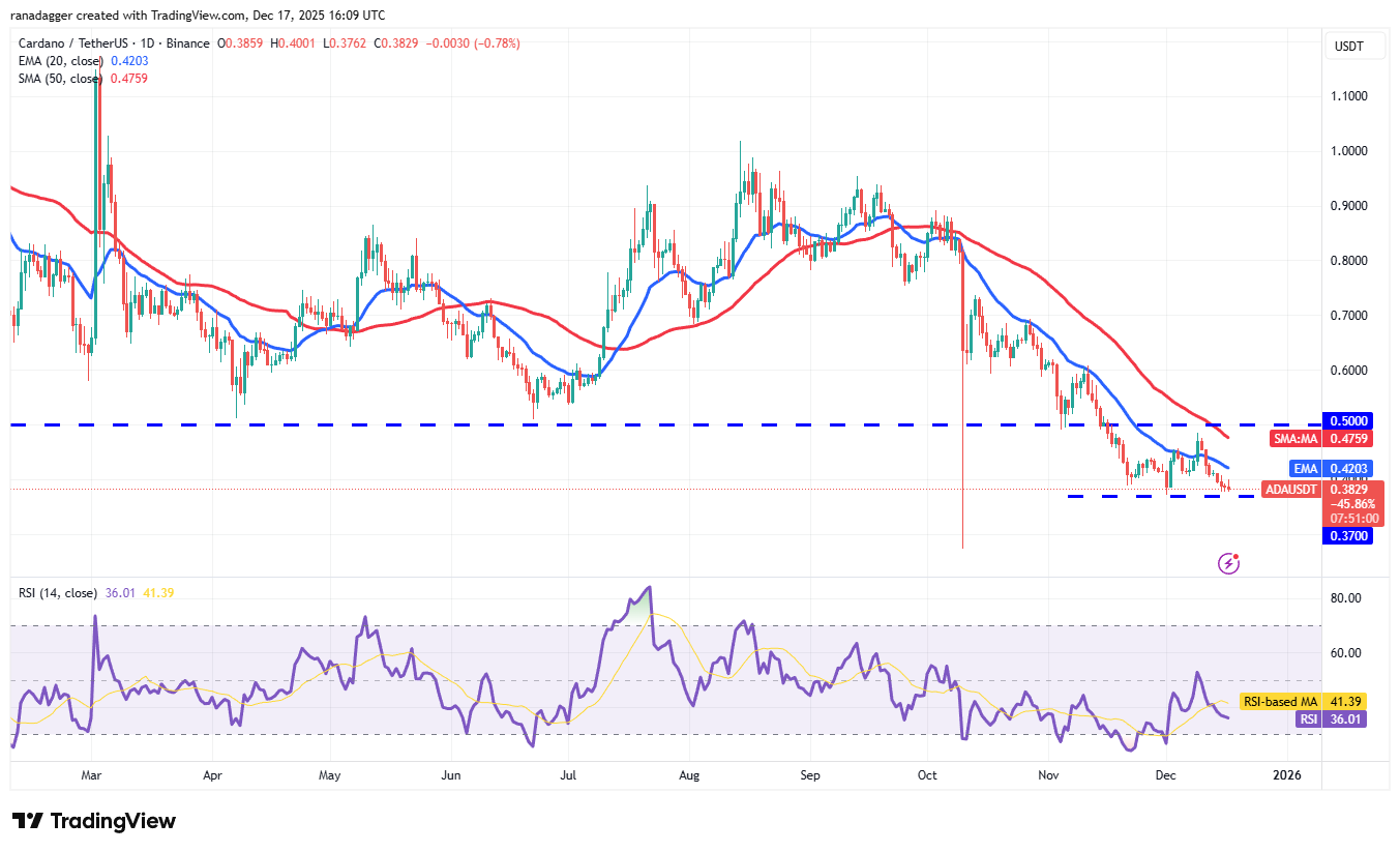 Predicciones de precios del 17 de diciembre: BTC, ETH, BNB, XRP, SOL, DOGE, ADA, BCH, HYPE, LINK Predicciones de precios del 17 de diciembre: BTC, ETH, BNB, XRP, SOL, DOGE, ADA, BCH, HYPE, LINK
