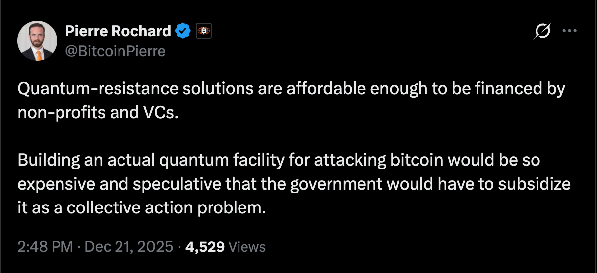 Ejecutivo cripto: Migrar Bitcoin a estándares postcuánticos podría tardar "fácilmente" 5-10 años Bitcoin Core, Computación Cuántica, Adopción de Bitcoin