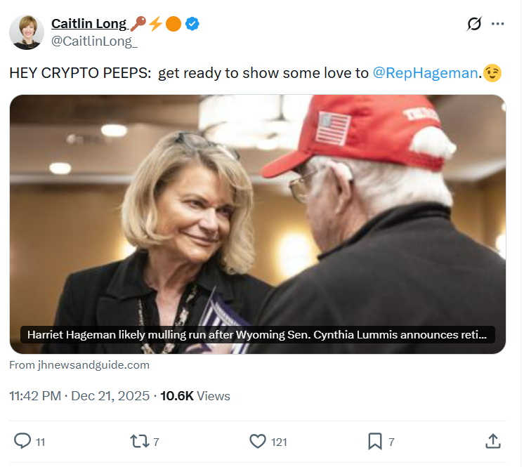 Un vídeo de Hageman aviva los rumores en el Senado tras la renuncia de Lummis al escaño de Wyoming Un vídeo de Hageman aviva los rumores en el Senado tras la renuncia de Lummis al escaño de Wyoming