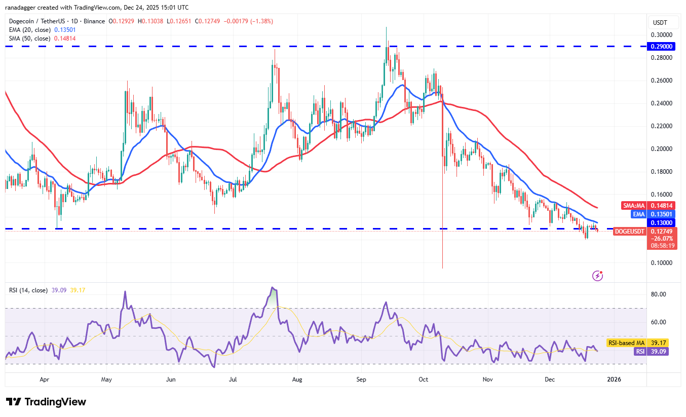 Predicciones de precios del 24 de diciembre: BTC, ETH, BNB, XRP, SOL, DOGE, ADA, BCH, LINK, HYPE Predicciones de precios del 24 de diciembre: BTC, ETH, BNB, XRP, SOL, DOGE, ADA, BCH, LINK, HYPE