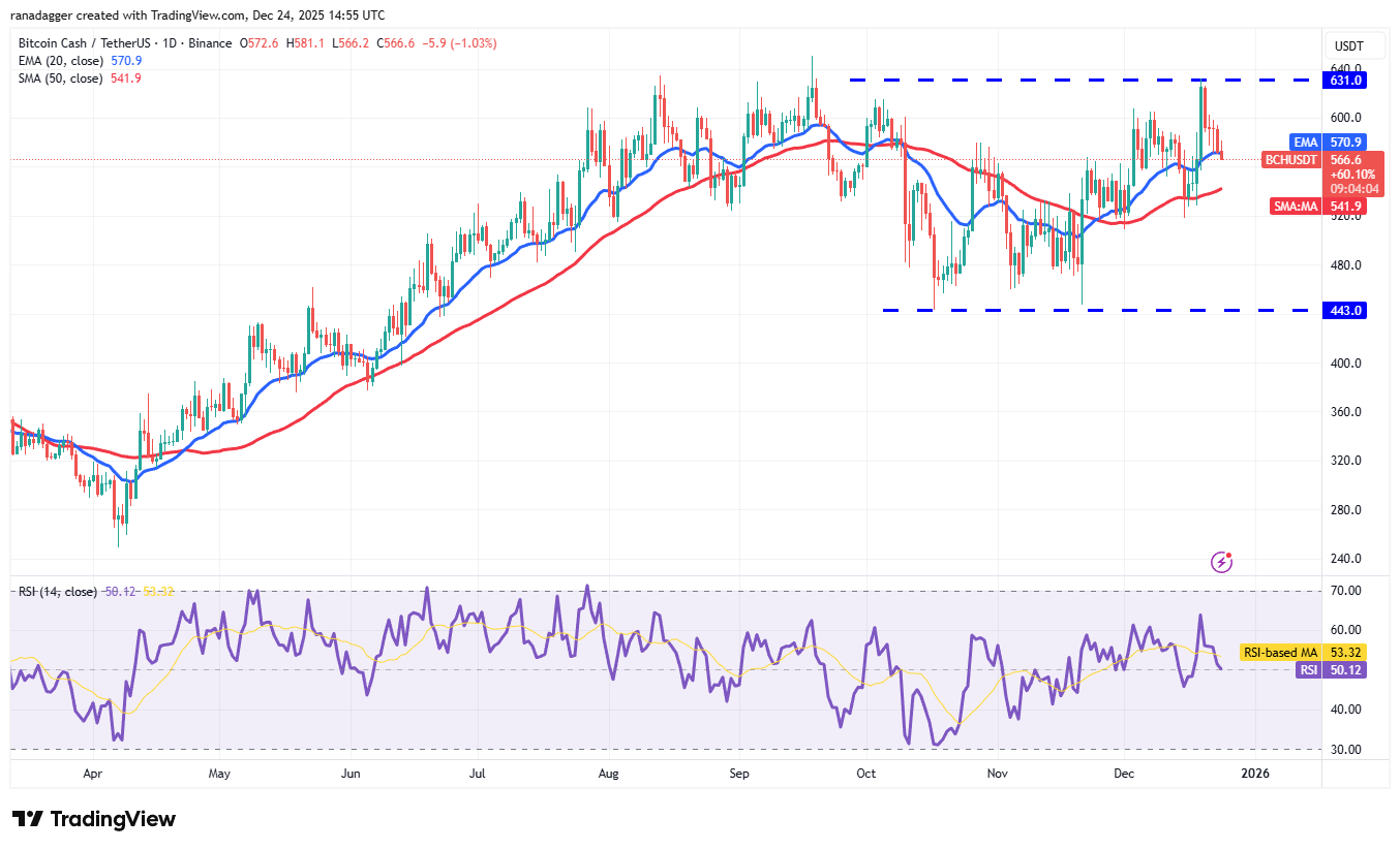 Predicciones de precios del 24 de diciembre: BTC, ETH, BNB, XRP, SOL, DOGE, ADA, BCH, LINK, HYPE Predicciones de precios del 24 de diciembre: BTC, ETH, BNB, XRP, SOL, DOGE, ADA, BCH, LINK, HYPE