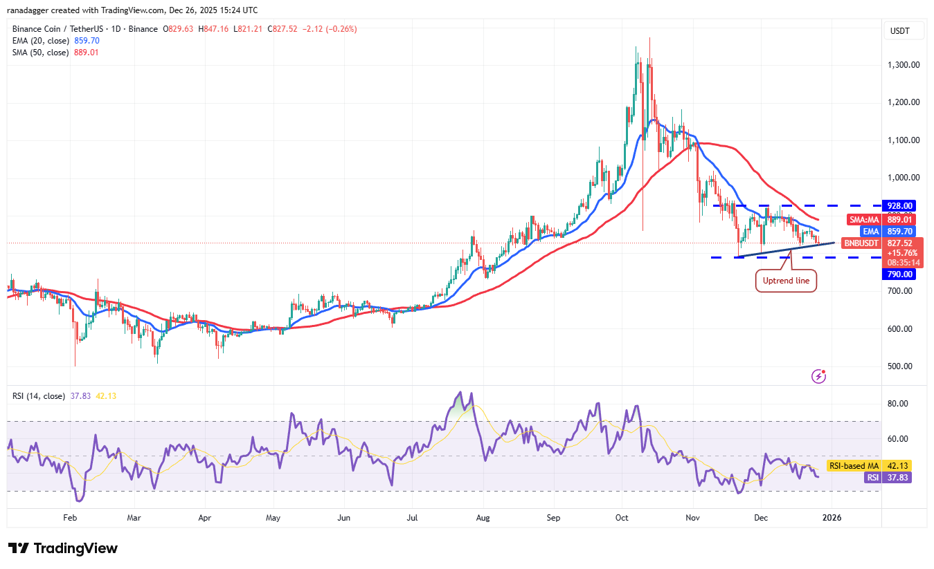 Predicciones de precios al 26/12: BTC, ETH, BNB, XRP, SOL, DOGE, ADA, BCH, LINK, HYPE Predicciones de precios al 26/12: BTC, ETH, BNB, XRP, SOL, DOGE, ADA, BCH, LINK, HYPE
