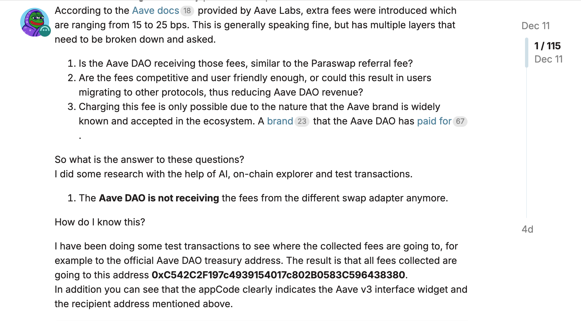 Fundador de Aave negó comprar tokens para influir en una votación fallida de la DAO Fundador de Aave negó comprar tokens para influir en una votación fallida de la DAO