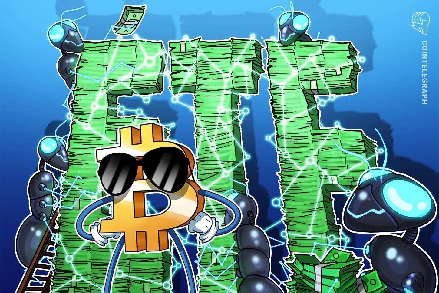 Los ETF de Bitcoin al contado registran entradas valoradas en 450 millones de dólares en una campaña de "posicionamiento temprano" Cointelegraph