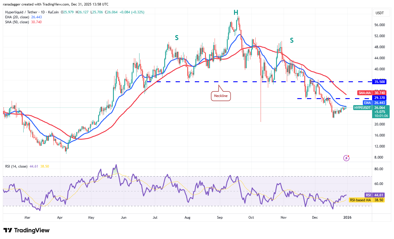 Predicciones de precios al 31/12: BTC, ETH, BNB, XRP, SOL, DOGE, ADA, BCH, LINK, HYPE Predicciones de precios al 31/12: BTC, ETH, BNB, XRP, SOL, DOGE, ADA, BCH, LINK, HYPE