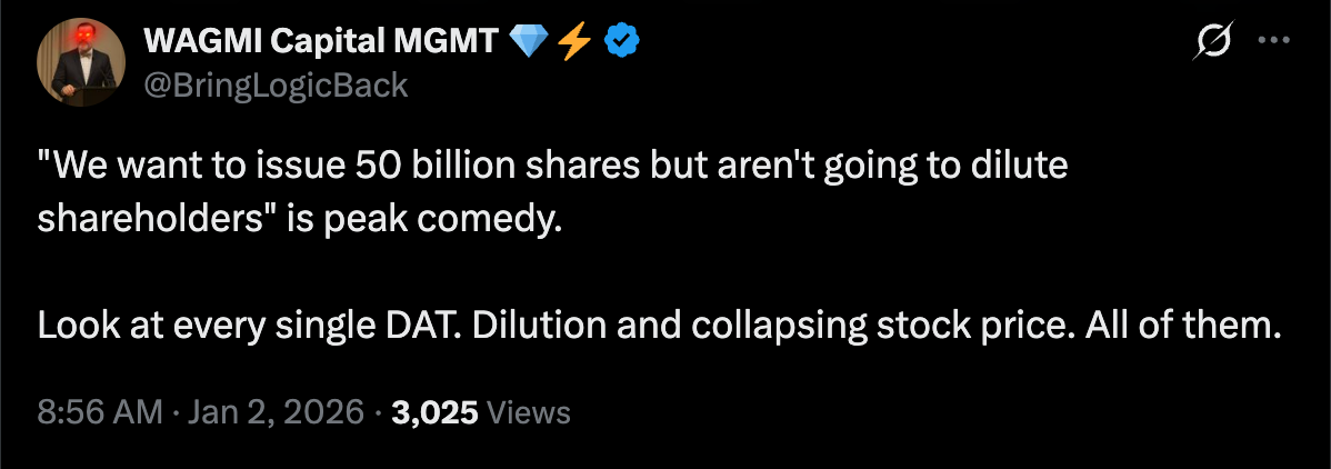 Presidente de BitMine propuso aumentar las acciones autorizadas de la empresa a 50.000 millones Ethereum, Empresas