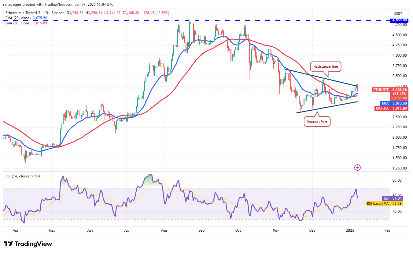 Predicciones de precios del 7 de enero: BTC, ETH, XRP, BNB, SOL, DOGE, ADA, BCH, LINK, HYPE Predicciones de precios del 7 de enero: BTC, ETH, XRP, BNB, SOL, DOGE, ADA, BCH, LINK, HYPE