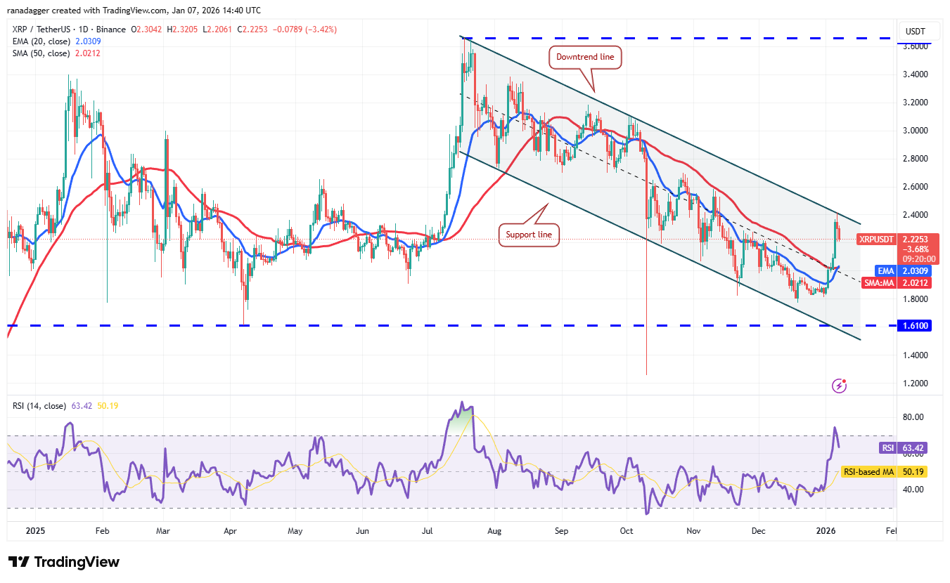 Predicciones de precios del 7 de enero: BTC, ETH, XRP, BNB, SOL, DOGE, ADA, BCH, LINK, HYPE Predicciones de precios del 7 de enero: BTC, ETH, XRP, BNB, SOL, DOGE, ADA, BCH, LINK, HYPE