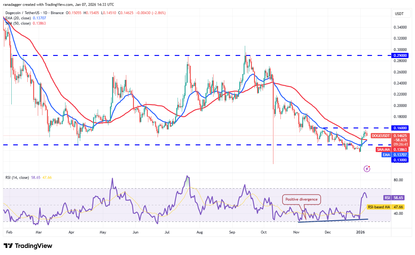 Predicciones de precios del 7 de enero: BTC, ETH, XRP, BNB, SOL, DOGE, ADA, BCH, LINK, HYPE Predicciones de precios del 7 de enero: BTC, ETH, XRP, BNB, SOL, DOGE, ADA, BCH, LINK, HYPE