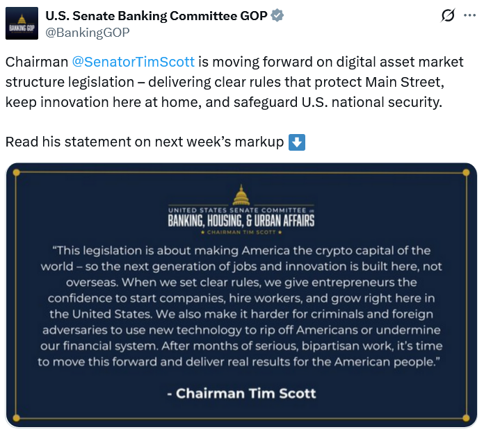 Grupo anti-DeFi publica anuncios instando al público a presionar a senadores sobre proyecto de ley cripto Grupo anti-DeFi publica anuncios instando al público a presionar a senadores sobre proyecto de ley cripto