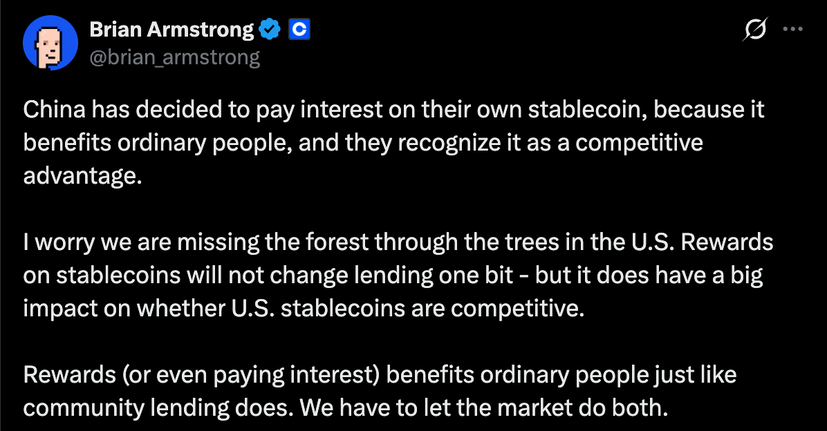 Scaramucci: La prohibición de rendimientos en stablecoins socava el dólar estadounidense Banks, Bank of America, US Government, United States, Stablecoin