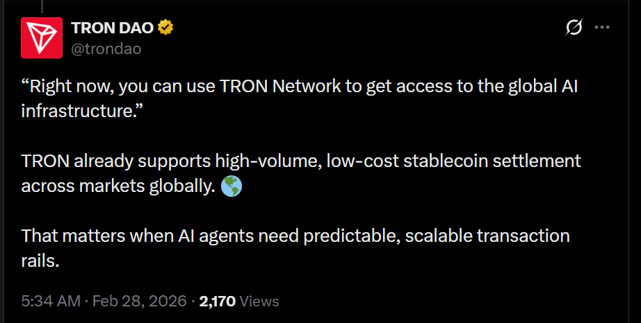 Tron se unió a la Agentic AI Foundation mientras su fundador ve un futuro en la IA image.png