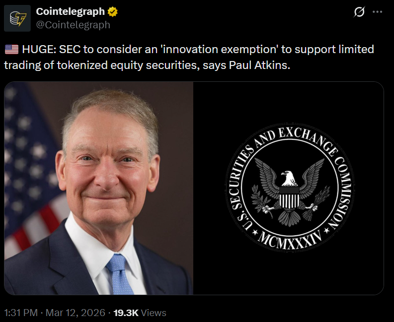 La "Cripto Mom" de la SEC pide reglas de divulgación más simples y señala el debate sobre la tokenización La "Cripto Mom" de la SEC pide reglas de divulgación más simples y señala el debate sobre la tokenización